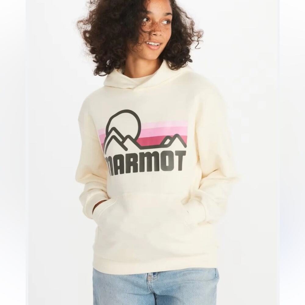 Marmot Women's Coastal Cotton Hoodie Papyrus Size Small